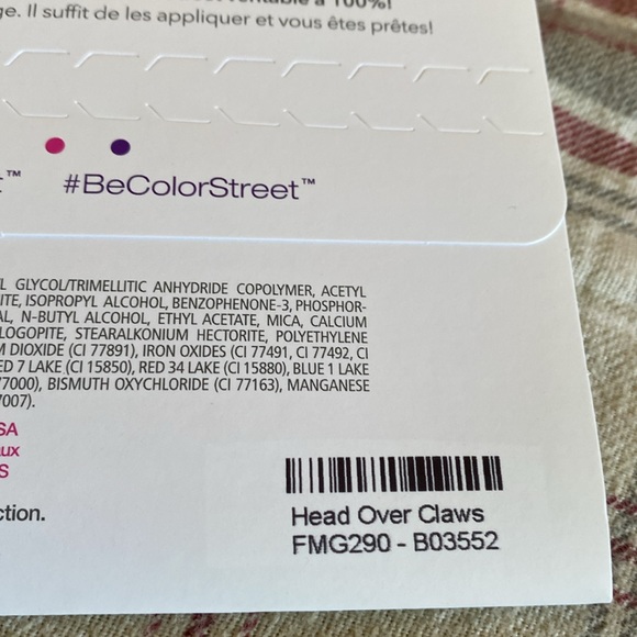 Set of 2 colorstreet nailstrips. Duo 11. - Picture 4 of 7